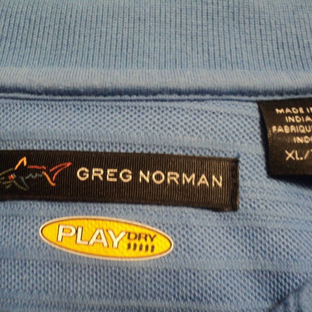 Greg Norman Play Dry Polo Shirt Size XL Blue - Picture 7 of 7